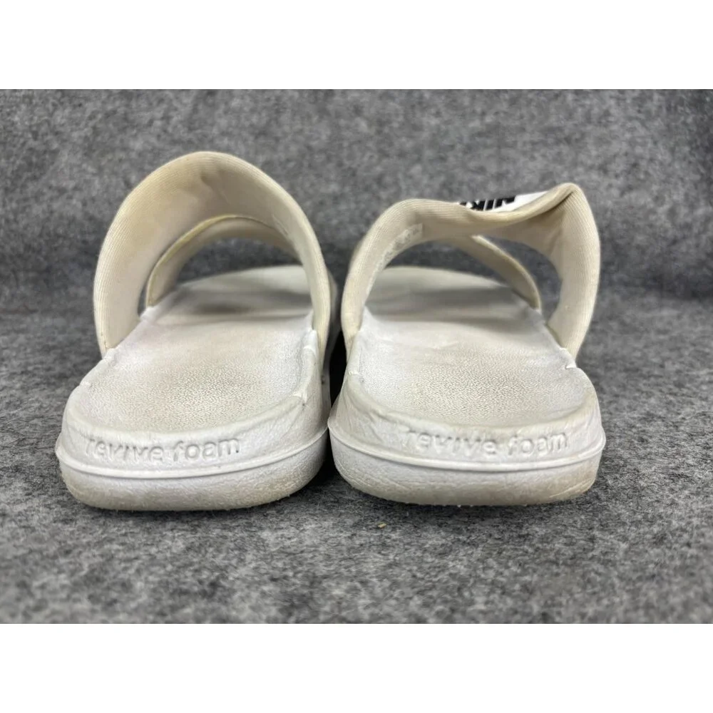 Nike Slide Sandals Shoes Womens‎ Size 11 White Double Strap Comfort Casual